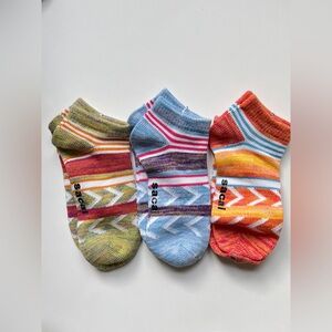 3 for $30 3 X Sacai Vibrant Striped Socks